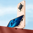 Чехол для Honor Magic 6 Lite 5G, Glamour CamShield, розовый rose gold