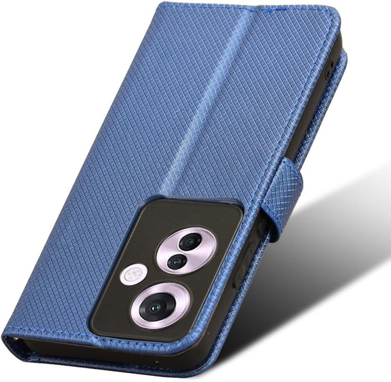 Откидной чехол для Oppo Reno 11F 5G, Wallet Smart Magnet, синий