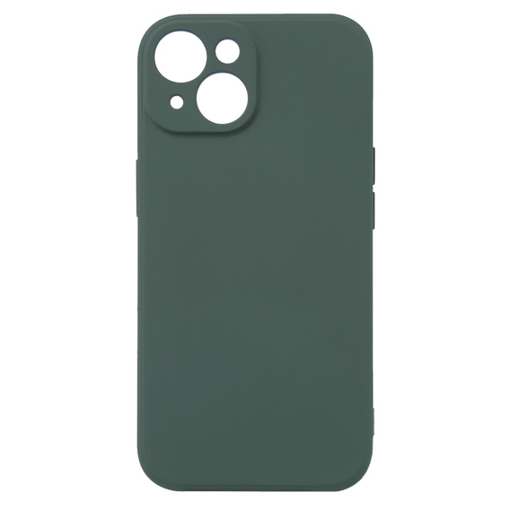 Чехол до iPhone 15, Silicone Lite, тёмно-зелёный
