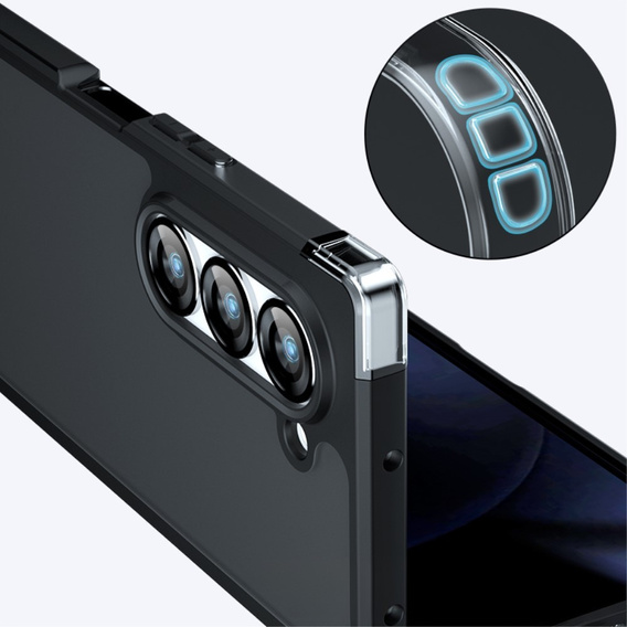 Чoхол до Samsung Galaxy Z Fold6 5G, Fusion Hybrid, чорний
