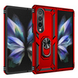 Бронированный Чехол до Samsung Galaxy Z Fold 4 5G, Nox Case Ring, красный