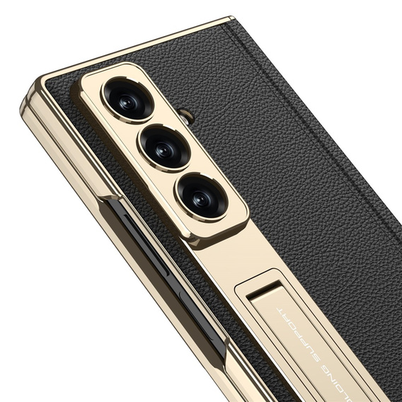 Чехол GKK со стеклом и подставкой для Samsung Galaxy Z Fold7 5G