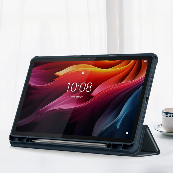 Чехол для Lenovo Tab K11 Plus, Smartcase Hybrid, с местом для стилуса, темно-синий