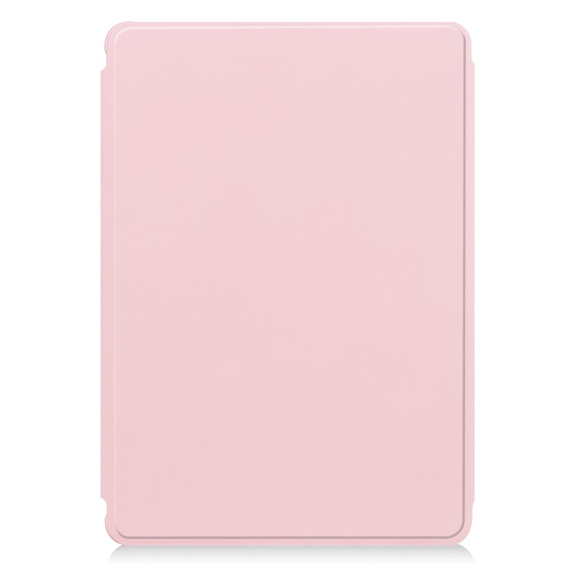 Чехол клавиатура для Samsung Galaxy Tab S10 Lite / S10 FE / S9 FE, Rotary 360° Leather, розовый