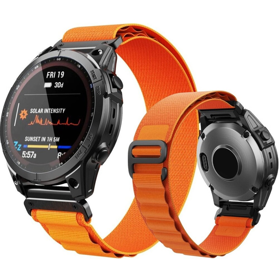 Нейлоновый ремешок Quickfit для Garmin Fenix 5/6/6 PRO/7 Forerunner 965/955/945
