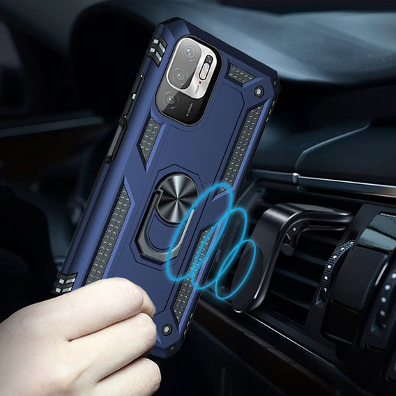 Броньований Чoхол до Xiaomi Redmi Note 10 5G, Nox Case Ring, м'яти