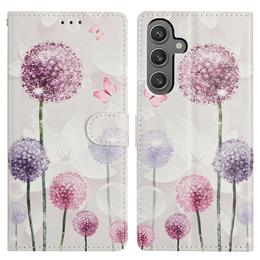 Откидной чехол для Samsung Galaxy S24 FE, Wallet, Dandelion