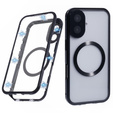 Магнітний чохол Dual Glass MagSafe для iPhone 16, чорний