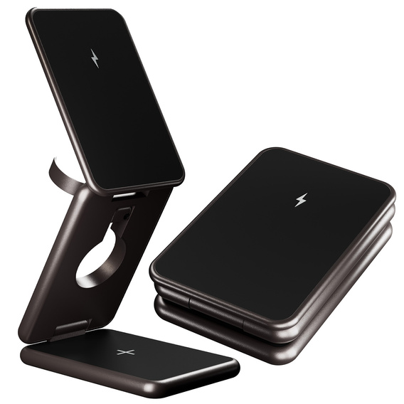 Беспроводное индуктивное зарядное устройство ERBORD 3 в 1