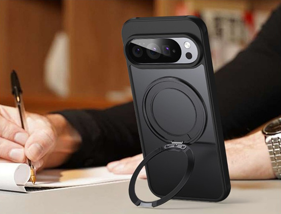 Чехол для Google Pixel 10 Pro XL, для MagSafe, с подставкой, черный