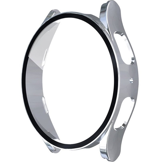 Силіконовий футляр із вбудованим захисним склом до Galaxy Watch5 40mm, Silver