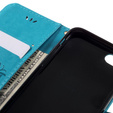 Откидной чехол для iPhone 7/8/SE 2020/SE 2022, Butterfly Flower, синий