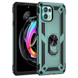 Бронированный Чехол до Motorola Edge 20 Lite, Nox Case Ring, зелёный