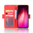 Футляр з клапаном для Xiaomi Redmi Note 8T, Card Slot, червоний