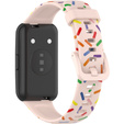 Силиконовый ремешок для Huawei Band 7, Pink / Colorful