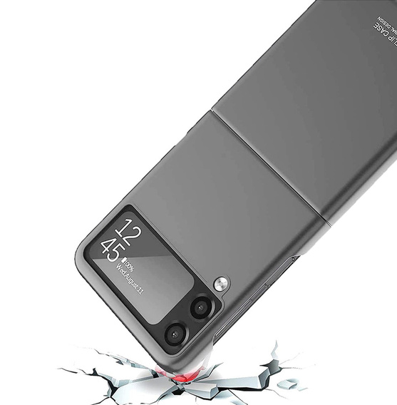 Чехол GKK PC Case до Samsung Galaxy Z Flip3 5G, Grey