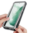 Чoхол Shockproof до Samsung Galaxy S24+ Plus, із захисним екраном, чорний