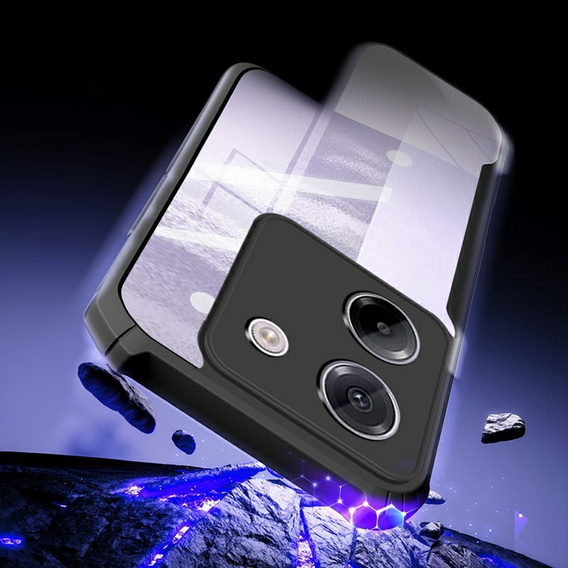 Чехол до Xiaomi Poco M7 Pro 5G, AntiDrop Hybrid, чёрный