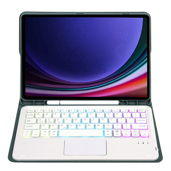 Чехол + клавиатура Samsung Galaxy Tab A9+, with touchpad, розовый