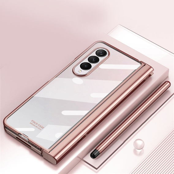 Чохол Clever Design для Samsung Galaxy Z Fold 4 5G, рожеве золото 