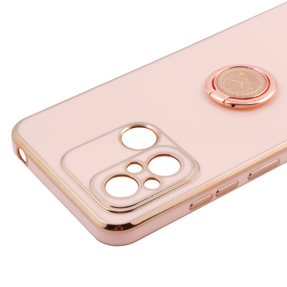 Чехол до Xiaomi Redmi 12C, Electro Ring, розовый rose gold