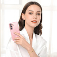 Матовий чохол для iPhone 17 Pro, для MagSafe, напівпрозорий рожевий