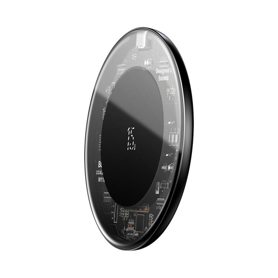 Baseus Simple Беспроводное индуктивное зарядное устройство 15 Вт, Black