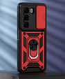 Чохол NOX Camera Slide Infinix Hot 50 4G, CamShield Slide, червоний