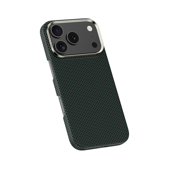 Чехол BENKS Kevlar для Samsung Galaxy S25 Ultra, для MagSafe, Carbon Fiber, чёрный