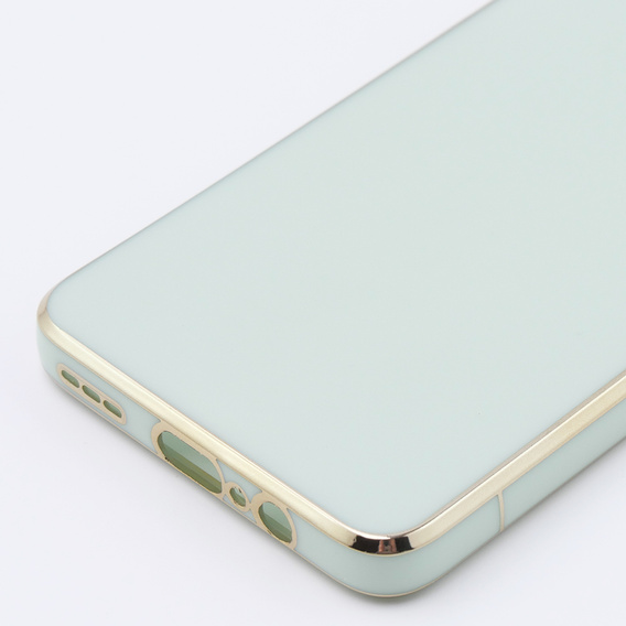 Чехол для Motorola Moto G54 5G, Glamour CamShield, мятный