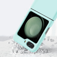 Силиконовый чехол для Samsung Galaxy Z Flip5 5G, мятно-зелёный
