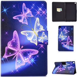Чехол до Samsung Galaxy Tab A7 10.4 2020 T500 T505, butterflies, фиолетовый