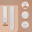 Кожаный ремешок для Samsung Galaxy Watch 42mm - White