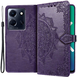Чохол-книжка для Infinix Note 30 5G, Mandala, фіолетовий