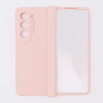 Чохол для Samsung Galaxy Z Fold5 5G, зі склом, рожевий