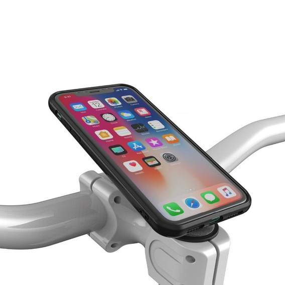 Велосипедне кріплення на кермо + захисний чохол для iPhone 11 (6.1") – з обертовою системою фіксації