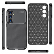 Чехол до Samsung Galaxy S23 FE, Carbon Gel, чёрный