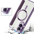 Чохол-книжка для Samsung Galaxy S25 Edge, RFID Wallet MagSafe CamShield, фіолетовий