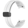 Силиконовый ремешок для Fitbit Inspire 3, Red Samsung Galaxy Watch 4 / 5 40/42/44/46/45MM PRO, White