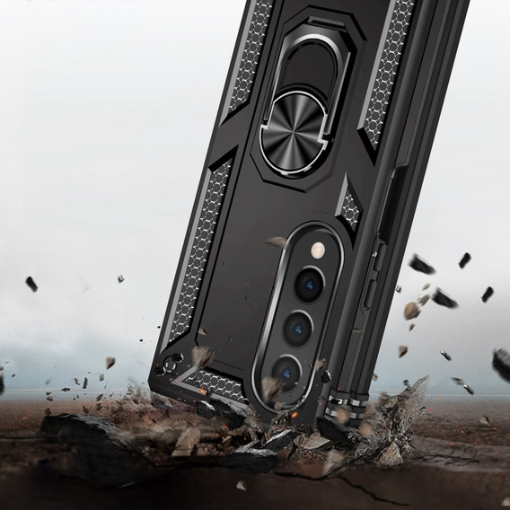 Броньований Чoхол до Samsung Galaxy Z Fold 4 5G, Nox Case Ring, чорний