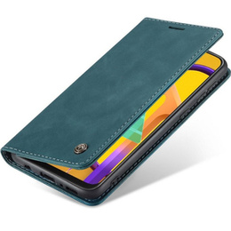Чехол CASEME для Samsung Galaxy M21, Leather Wallet Case, синий