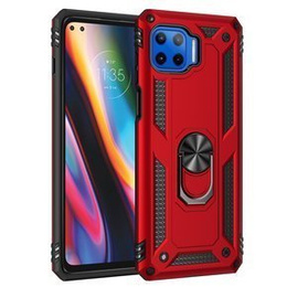 Броньований Чoхол до Motorola Moto G 5G Plus, Nox Case Ring, червоний