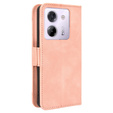 Откидной чехол для Xiaomi Poco M7 Pro 5G, Card Slot, розовый