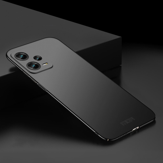 чехол MOFI для Xiaomi Redmi Note 12 Pro+ 5G, тонкий, чёрный