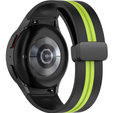 Силиконовый ремешок для Fitbit Inspire 3, Red Samsung Galaxy Watch 4 / 5 40/42/44/46/45MM PRO, Black / Lime