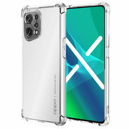 Чехол до Oppo Find X5 Pro, Dropproof, прозрачный