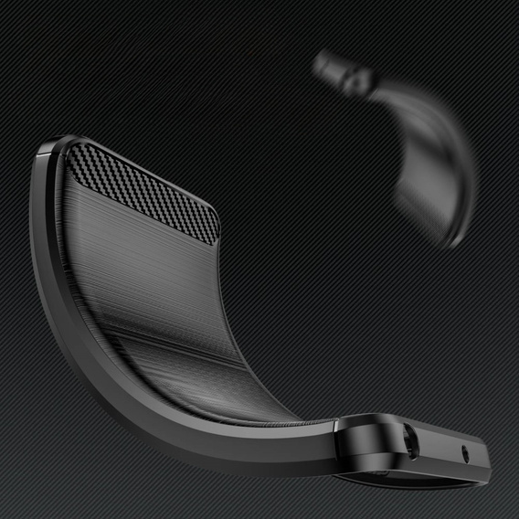 Чехол до Motorola Moto G42 4G, Carbon, чёрный