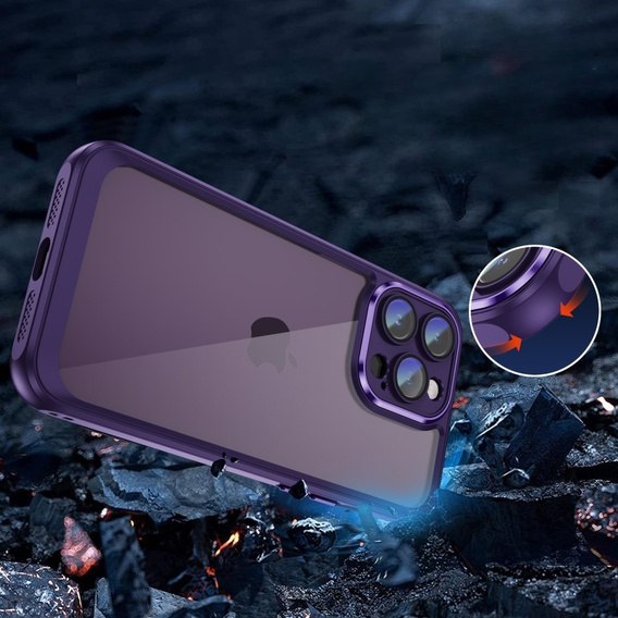 Чехол для iPhone 14 Pro Max, ERBORD Impact Guard, тёмно-фиолетовый