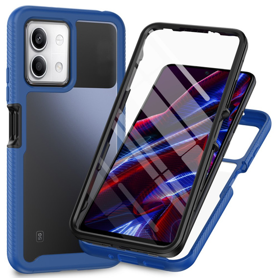 Чoхол Shockproof до Xiaomi Redmi Note 13 5G, із захисним екраном, м'яти