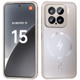 Чехол для Xiaomi 15, MagSafe, титановое золото